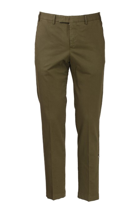 Shop PT01 Sales Trousers: PT01 stretch trousers in cotton and linen.
Slim fit.
Composition: 75% Cotton 23% Linen 2% Elastane.
Made in Italy.. COATMAZ00CL1 PM09-Y471